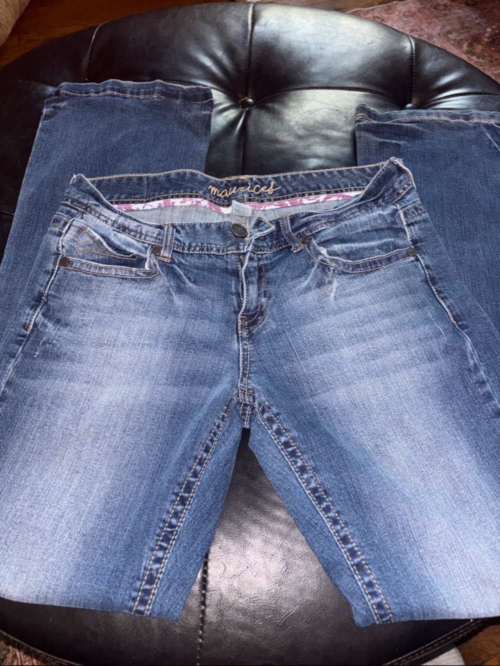 Maurices Women's Blue Boot Cut Jeans.. older style but maybe worn twice